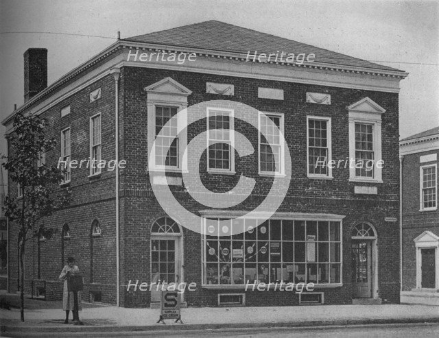 Two shops at Yorkship Village, New Jersey, 1925. Artist: Unknown.