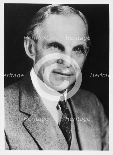 Henry Ford, American automobile engineer and manufacturer, 1908. Artist: Unknown