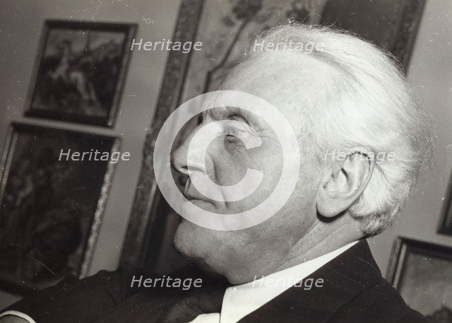 Pär Lagerkvist, Swedish author, 20th century. Artist: Karl Sandels