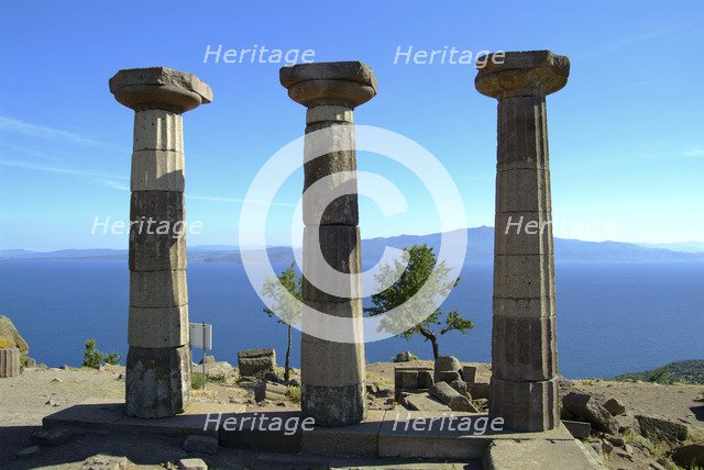 The Temple of Athena, Assos, Turkey. Artist: Samuel Magal