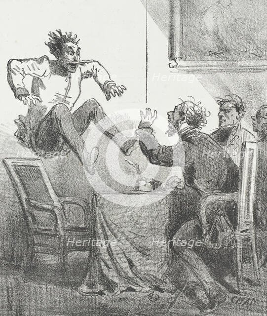 Voyons cher ami! Calmez vous! Il faut pourtant que nous en parlions un peu de la Vénétie, 1866. Creator: Cham.