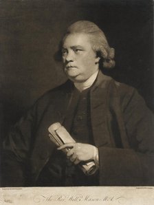 Portrait of Rev. William Mason, 1779. Creator: William Doughty.