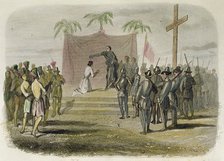 Baptism of the King of the island of Cebu and another five hundred Indians, by the expedition of …