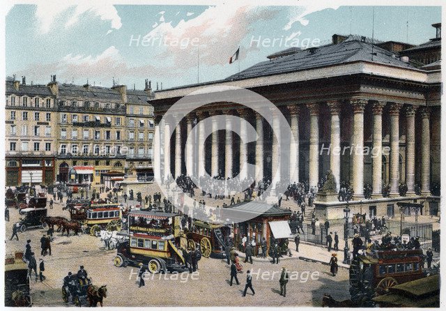 La Bourse, Paris, c1900. Artist: Unknown