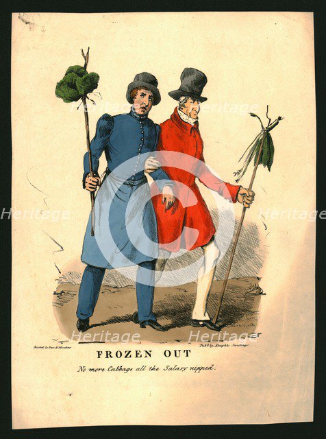 'Frozen Out', c1830. Creator: Unknown.