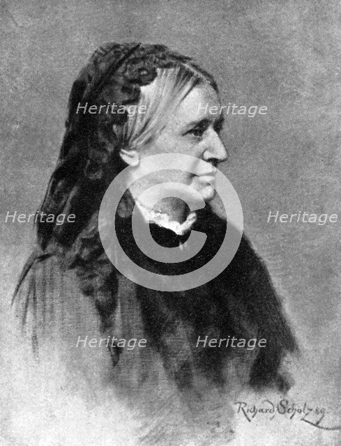 Clara Josephine Wieck Schumann, (1819-1896), leading pianists of the Romantic, 1909. Artist: Unknown