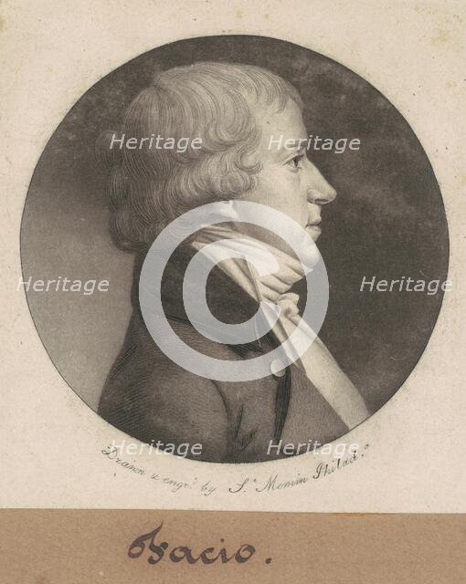 Facio, 1802. Creator: Charles Balthazar Julien Févret de Saint-Mémin.