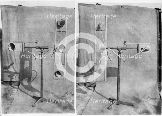 Air raid warning device, January 1918.  Artist: Adolph Augustus Boucher.
