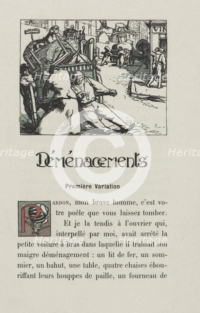 Landscapes and Street Corners: Moving , 1900. Creator: Auguste Louis Lepère (French, 1849-1918).