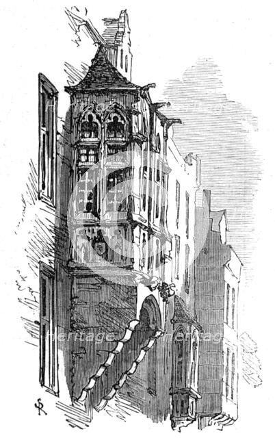 Old window, Brussels, 1872. Creator: Unknown.