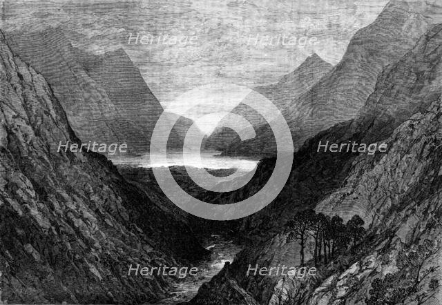 Loch Maree, Dingwall and Skye Railway, 1871. Creator: William James Palmer.