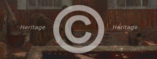 Farewell to the Manor House, between 1909-1913. Creator: Jacek Malczewski.