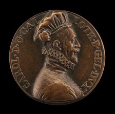 Charles II, 1390-1431, Duke of Lorraine [reverse], 1572. Creator: Pierre Woeiriot.