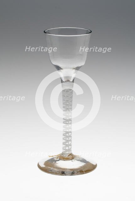 Wine Glass, England, c. 1760. Creator: Unknown.