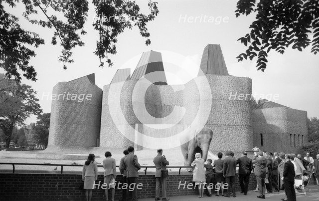 Elephant and Rhino Pavilion, Zoological Gardens, Regent's Park, St Johns Wood, London, c1965-1980. Artist: Eric de Maré