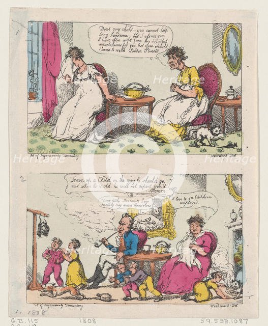 The Art of Ingeniously Tormenting, 1808., 1808. Creator: Thomas Rowlandson.