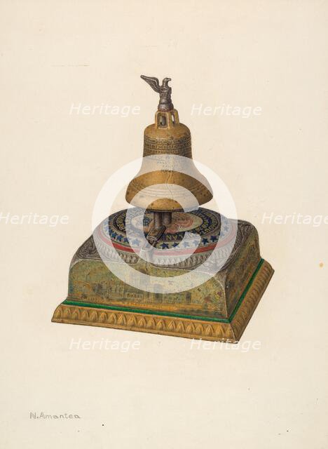 Memorial Money Bank, c. 1940. Creator: Nicholas Amantea.