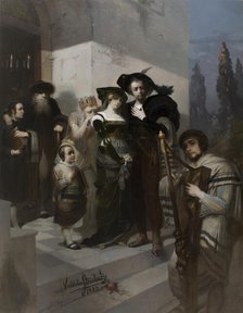 Song about the Destruction of Jerusalem, 1883. Creator: Wandalin Strzalecki.