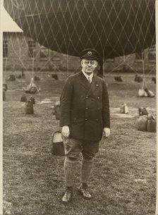 Portrait of a Balloonist, about 1926. Creator: Robert Petschow.