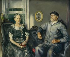 Mr. and Mrs. Phillip Wase, 1924. Creator: George Wesley Bellows.