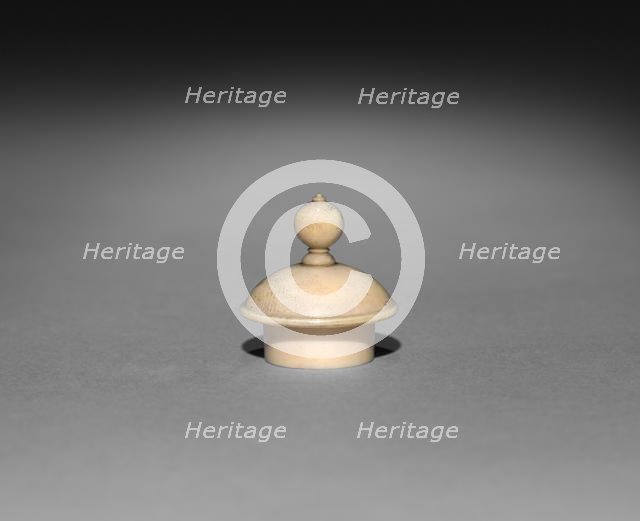 Snuff Bottle (stopper), 1644-1912. Creator: Unknown.