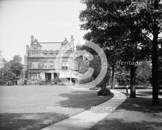 Residence of C.F. Brush, Euclid Ave., Cleveland, ca 1900. Creator: Unknown.