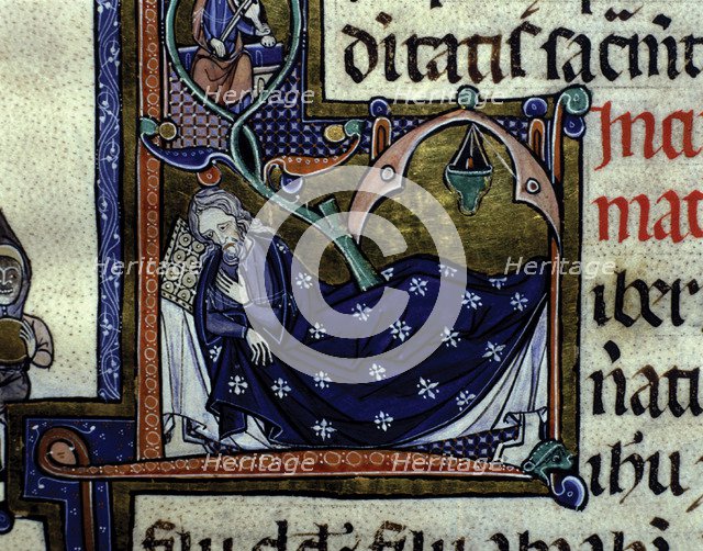 The Tree of Jesse, Miniature in the 'Biblia Sacra, volume IV ', manuscript on parchment made, pro…