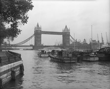 Tower Bridge, London, c1955. Creator: Arthur Charles Kirby Ware.