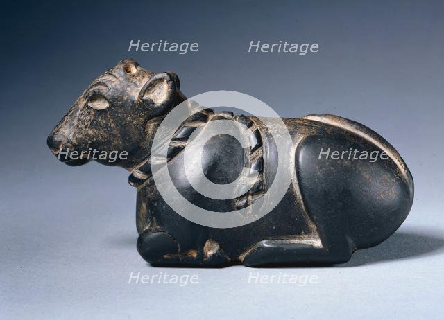 Bull Calf Polemount, c. 2700 BC. Creator: Unknown.