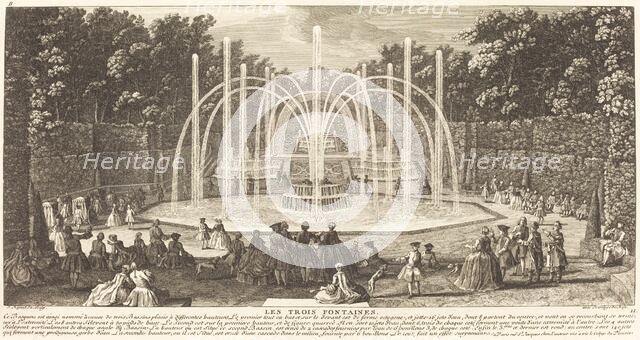 Les Trois Fontaines. The Three Fountains. Creator: Jacques Rigaud.
