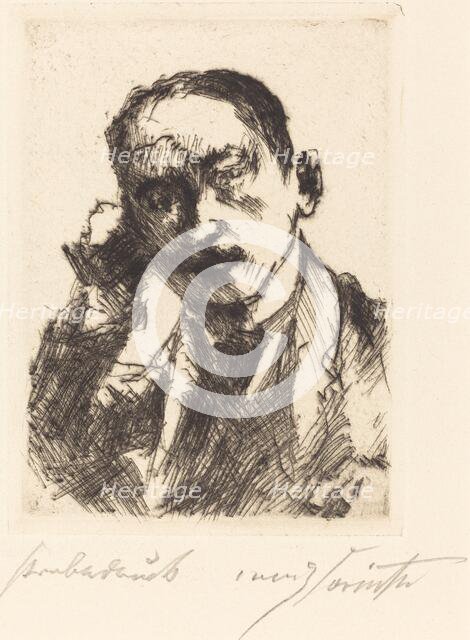 Bildnis K.S. (Portrait of K.S.), 1920. Creator: Lovis Corinth.