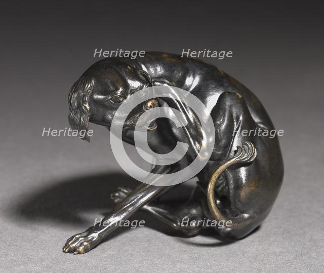 Sitting Dog Scratching Himself, c. 1525-1530. Creator: Unknown.