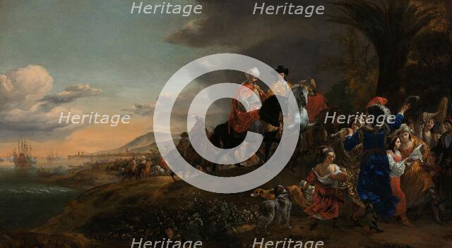 The Dutch Ambassador on his Way to Isfahan, 1653-1659. Creator: Jan Baptist Weenix.