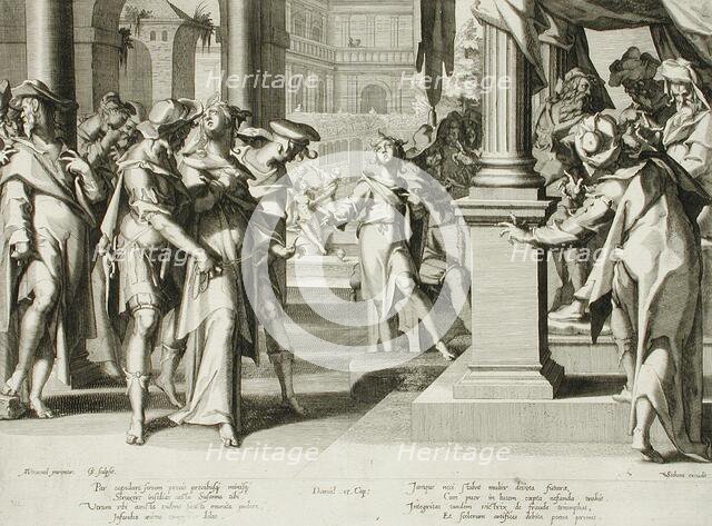 Susanna Before Daniel, 1607. Creator: Willem van Swanenburg.