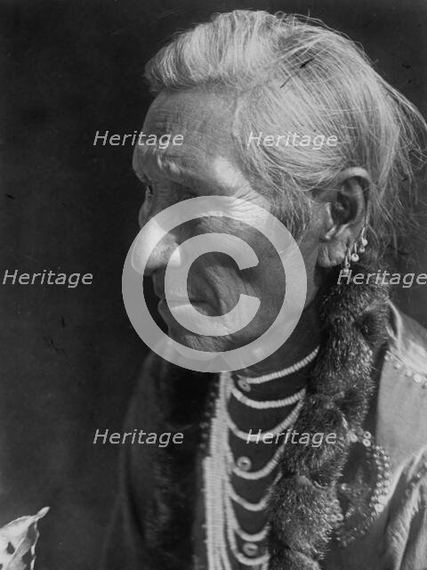 Flathead profile, c1910. Creator: Edward Sheriff Curtis.