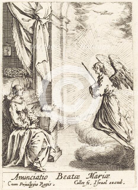 The Annunciation. Creator: Jacques Callot.