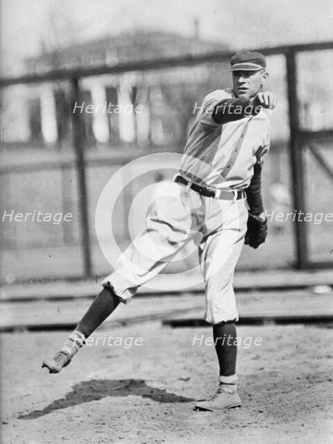 "Long" Tom Hughes, Washington Al (Baseball), ca. 1912-1913. Creator: Harris & Ewing.