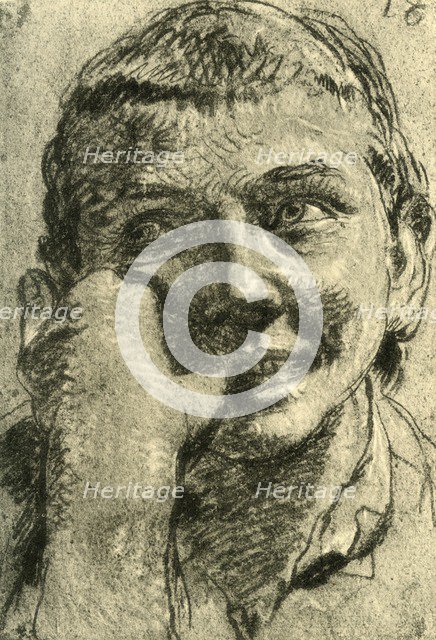 'Head of a Laughing Boy', mid 18th century, (1928). Artist: Giovanni Battista Tiepolo.