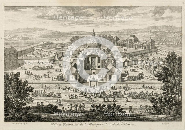 Royal Menagerie of Versailles. Creator: Pérelle, Gabriel (1604-1677).