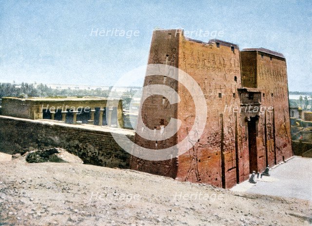 Temple of Horus, Edfu, Egypt, 20th Century. Artist: Unknown