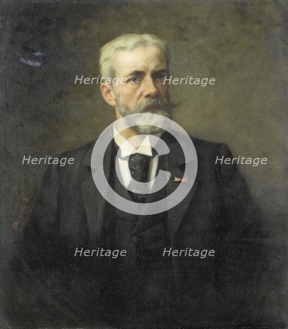 Frederik Daniël Otto Obreen (1840-96). Hoofddirecteur van het Rijksmuseum, Amsterdam, 1883-1896. Creator: Thérèse Schwartze.