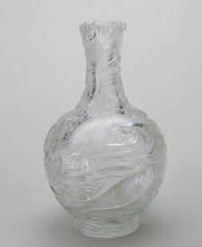 Rock Crystal Vase, Stourbridge, 1889. Creator: Thomas Webb and Sons.