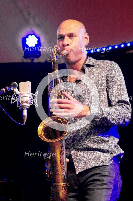 Joshua Redman, Love Supreme Jazz Festival, Glynde Place, East Sussex, 2015. Artist: Brian O'Connor.
