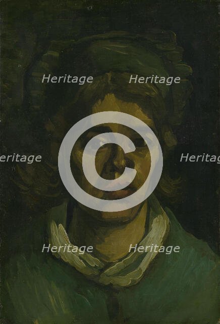 Head of a Woman , 1885. Creator: Gogh, Vincent, van (1853-1890).