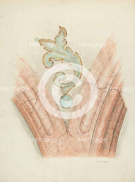 Ceiling Decoration, c. 1940. Creator: William Kieckhofel.