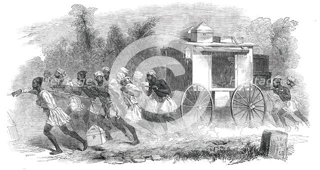 Travelling in India - Officers joining the Indian Army on Service, 1850. Creator: Smyth.