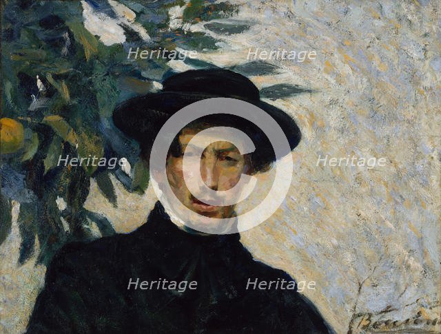 Self-Portrait, 1905. Creator: Umberto Boccioni.