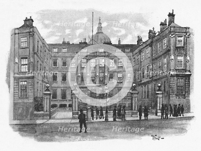 'The College of Arms, Queen Victoria Street', 1891. Creator: William Luker.