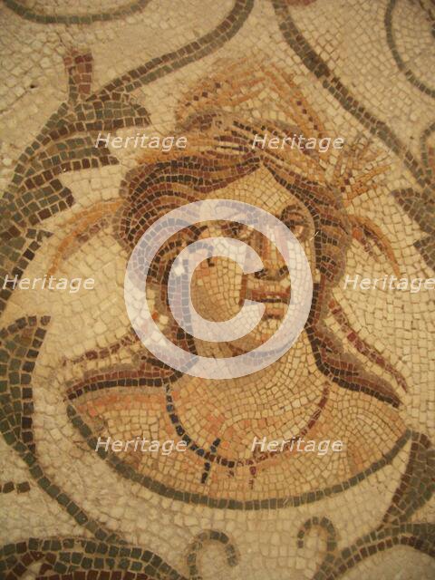 Mosaic, El Jem Museum, El Djem, Tunisia, 2009. Creator: Amanda Waite.