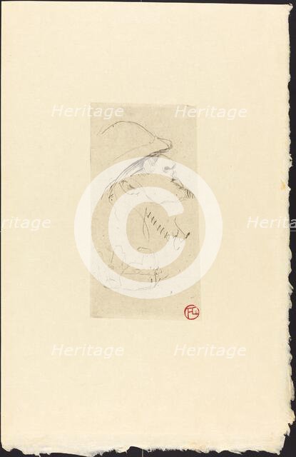 The Explorer Vicomte de Brettes (L'explorateur L.J. Vicomte de Brettes?), 1898. Creator: Henri de Toulouse-Lautrec.